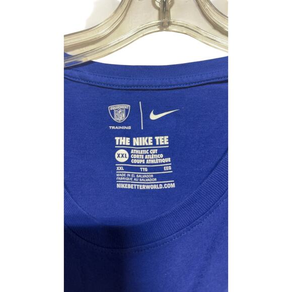 Nike Tee NFL New York Giants Football Short Sleeve T-Shirt Size XXL - Picture 3 of 6